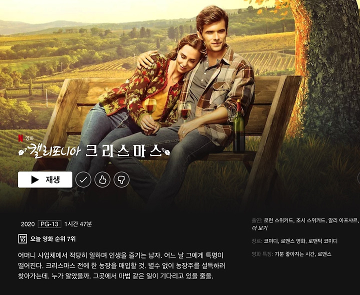 크리스마스에는 '로맨스 영화'지